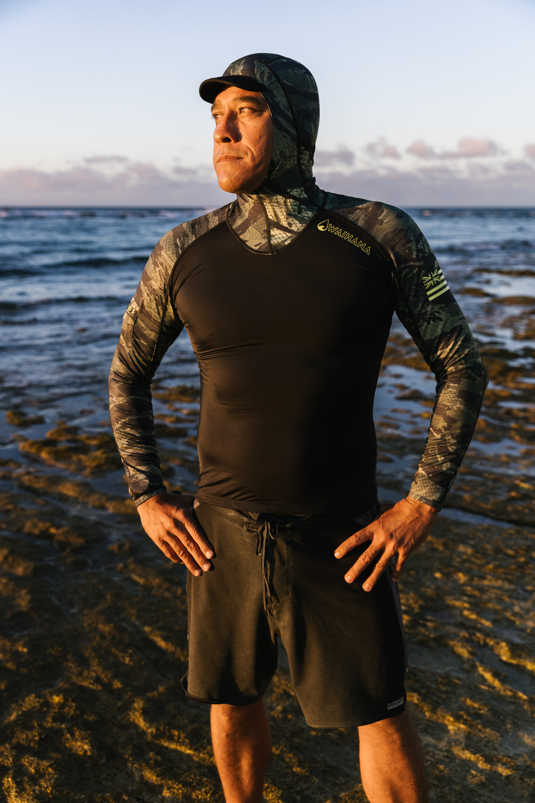 Tropicam Hooded Surf Rashguard