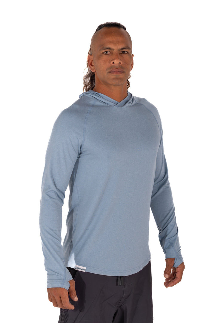 Mariner Blue Hooded Long Sleeve