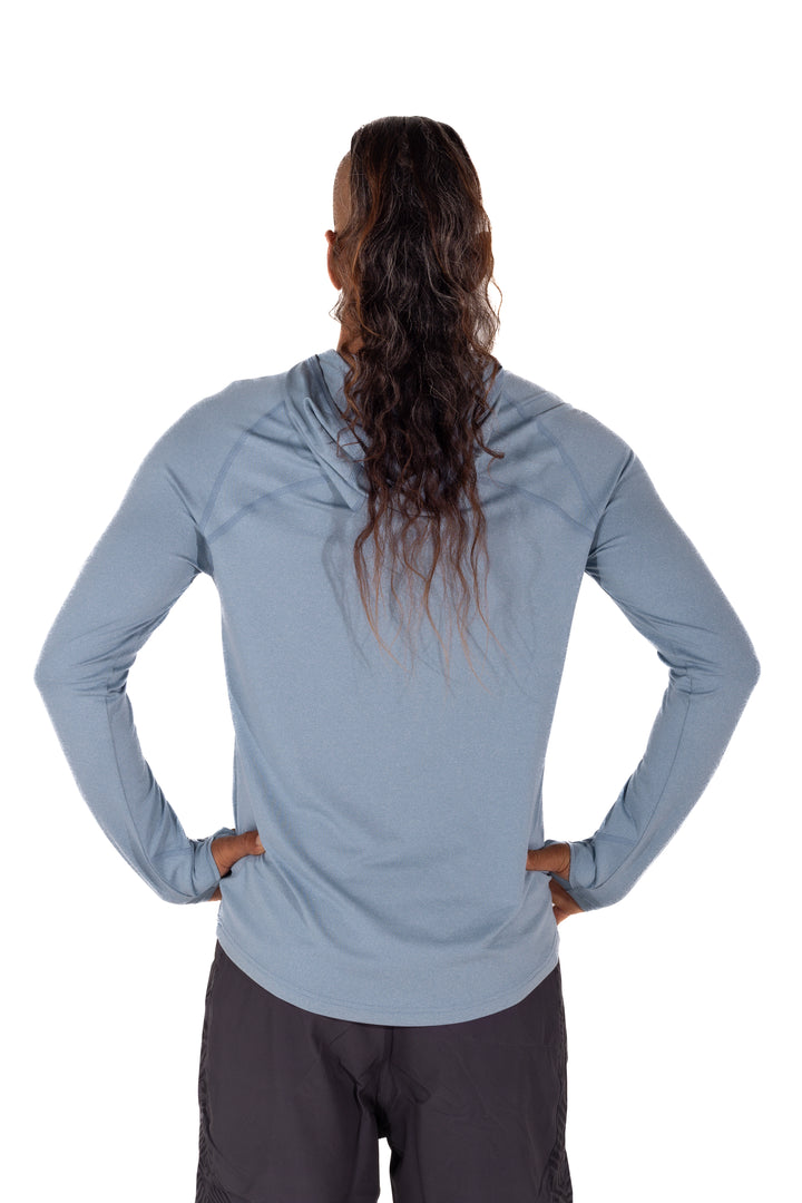 Mariner Blue Hooded Long Sleeve
