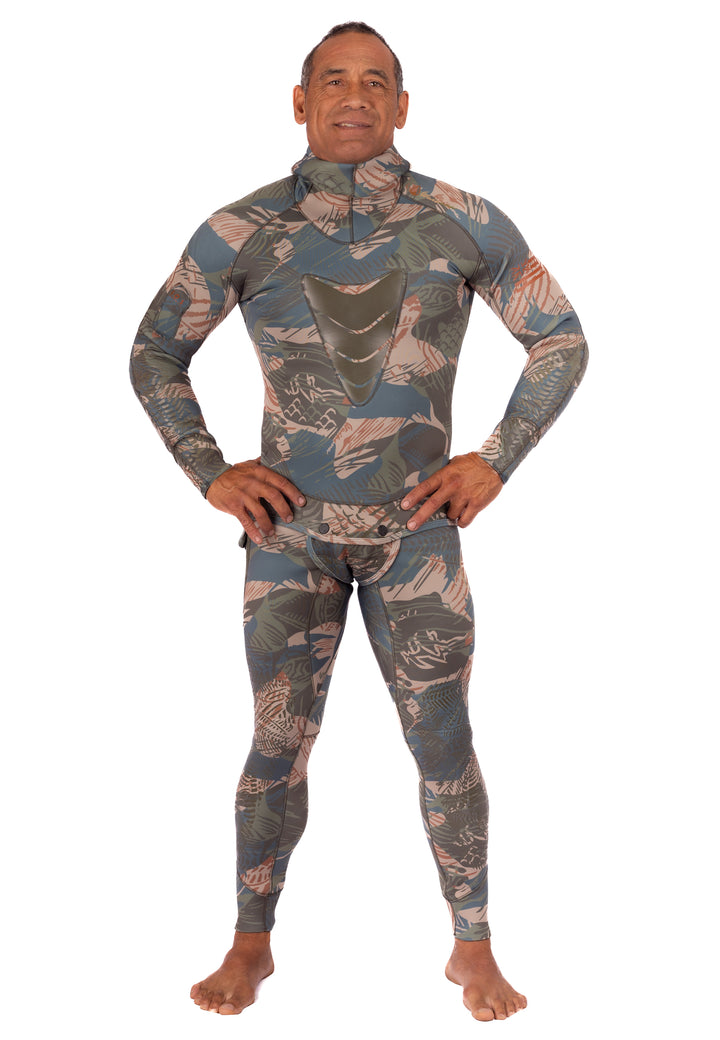 Men’s Hawaiian Brushstroke Spearfishing 3.5mm Wetsuit