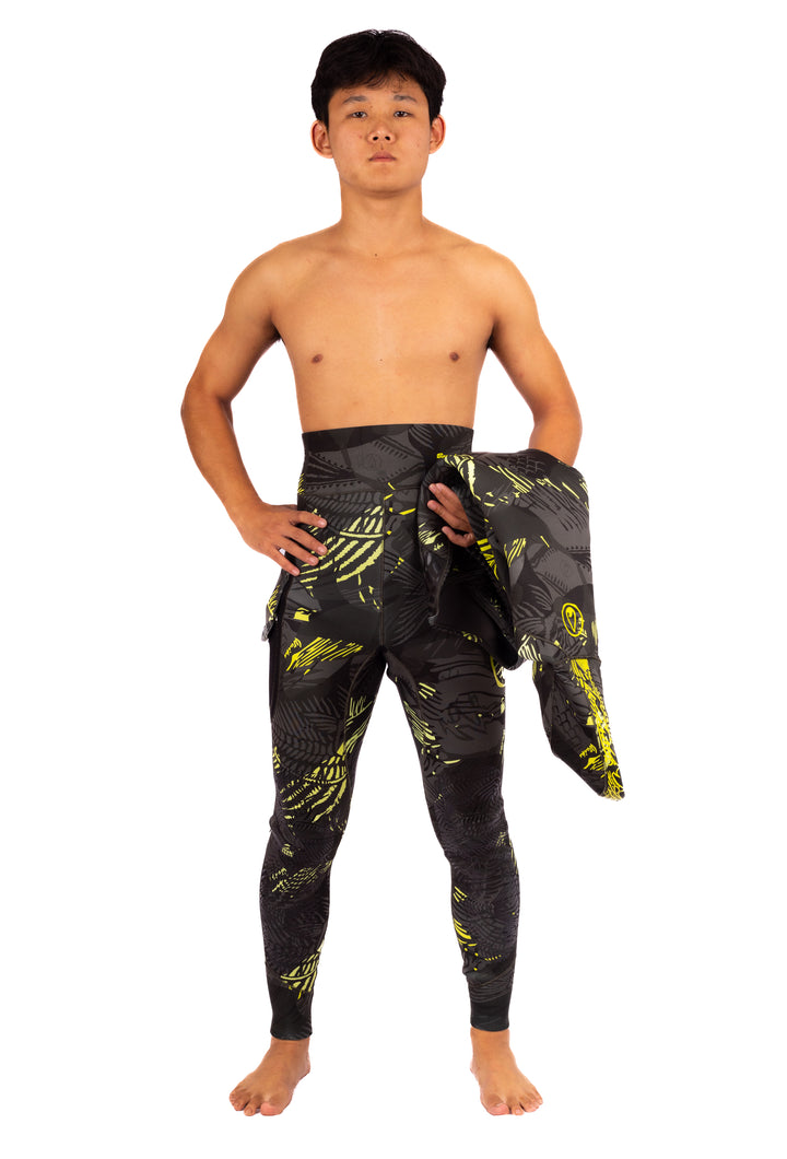 Men’s Lime Fishbone Spearfishing 3.5mm Wetsuit