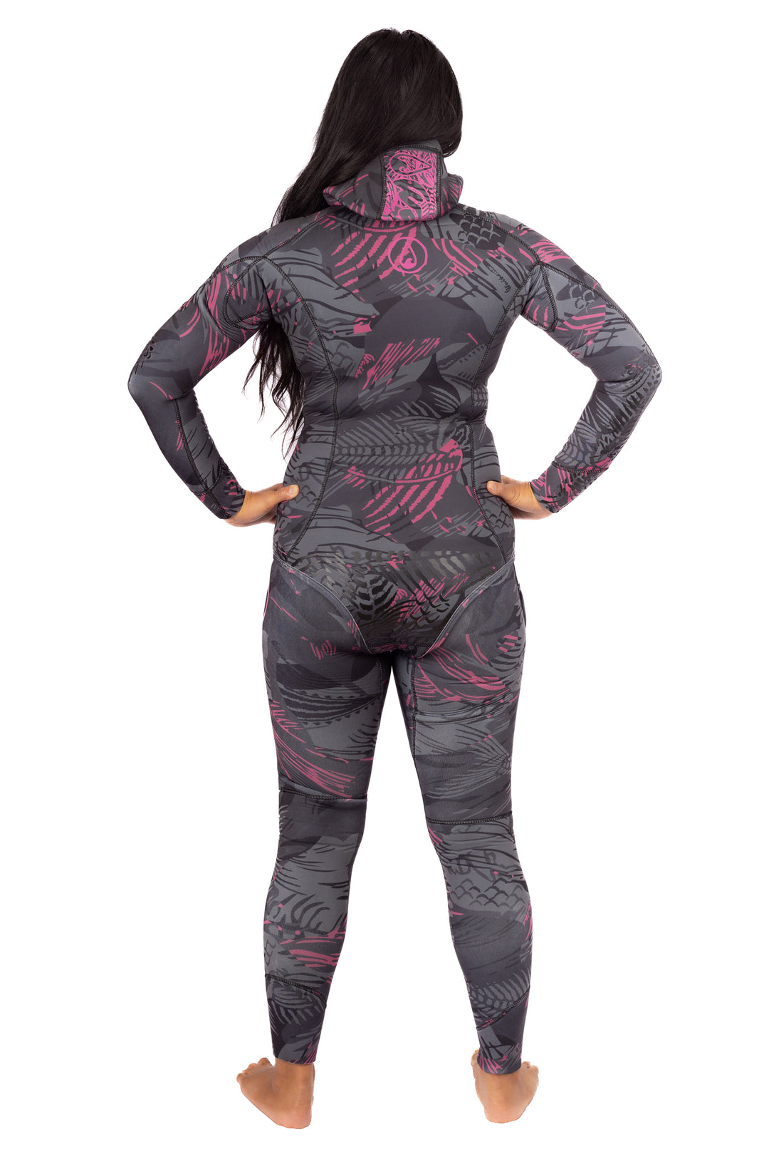 Women’s Pink Fishbone Spearfishing 3.5mm Wetsuit